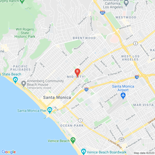 Dr. Jeffre B. Rosenfeld, D.C. location map: 2222 Santa Monica Blvd Suite 105, Santa Monica, CA 90404, USA, Santa monica, California