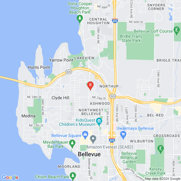 Sound Care Agency location map: 2620 Bellevue Way NE, Bellevue, WA 98004, United States, Bellevue, Washington